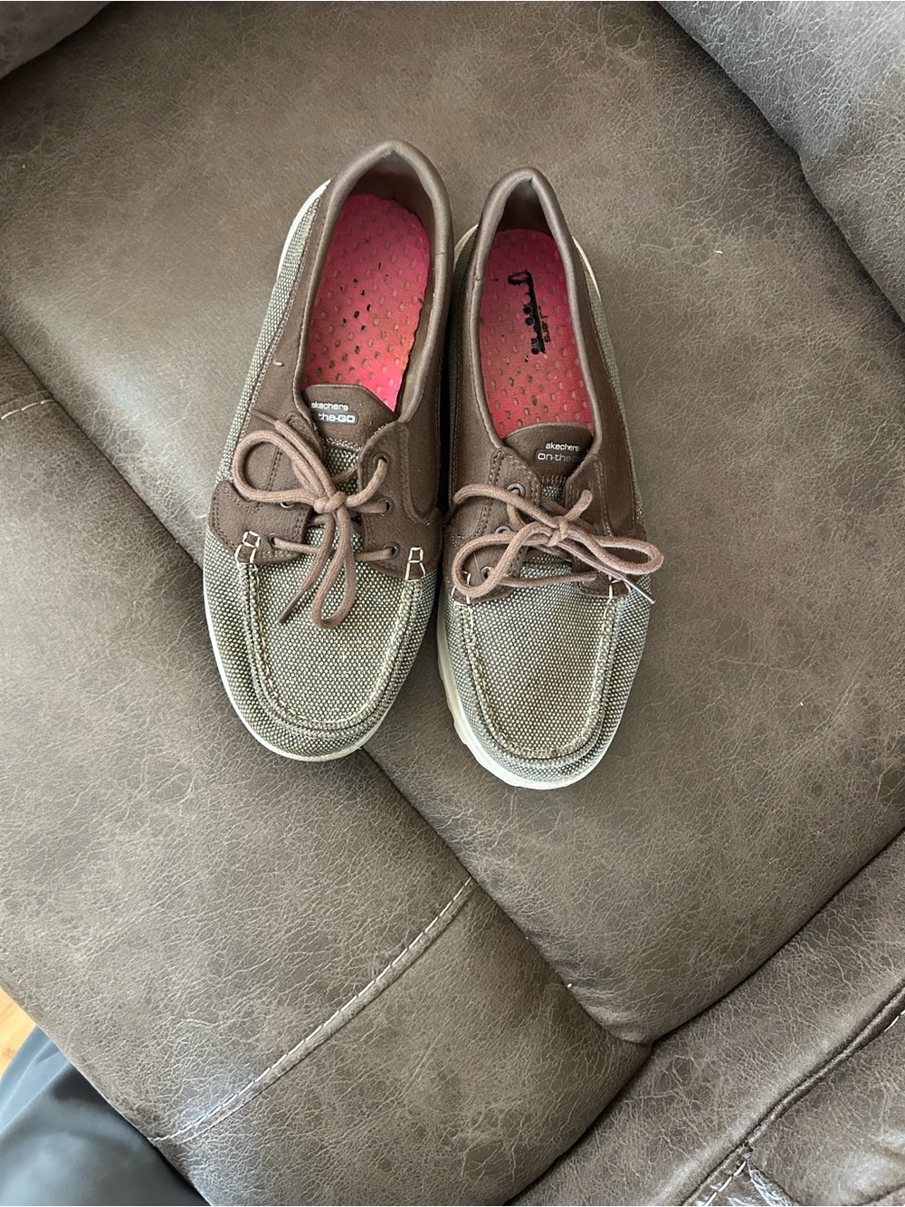 Women’s Skechers on the go Casual Boat Shoes in Brown size 9